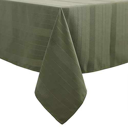 Randall Rectangle Oblong Tablecloth 60" x84” 7 Feet Machine Washable, Water Resistant Dust-Proof & Anti-Stain Table Cover for Kitchen Dinning Party Farmhouse Tabletop Decoration(6 Seats, Sage Green) - Image 1