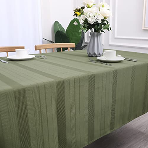 Randall Rectangle Oblong Tablecloth 60" x84” 7 Feet Machine Washable, Water Resistant Dust-Proof & Anti-Stain Table Cover for Kitchen Dinning Party Farmhouse Tabletop Decoration(6 Seats, Sage Green) - Image 5