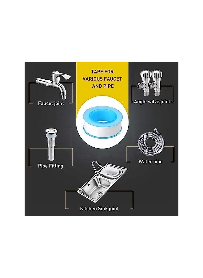 promass Tape, [8 Pack] Thread Seal Tapes，Ptfe Thread Seal Tape For Plumbers Sealant Tape For Leak Water Pipe Thread - Image 3