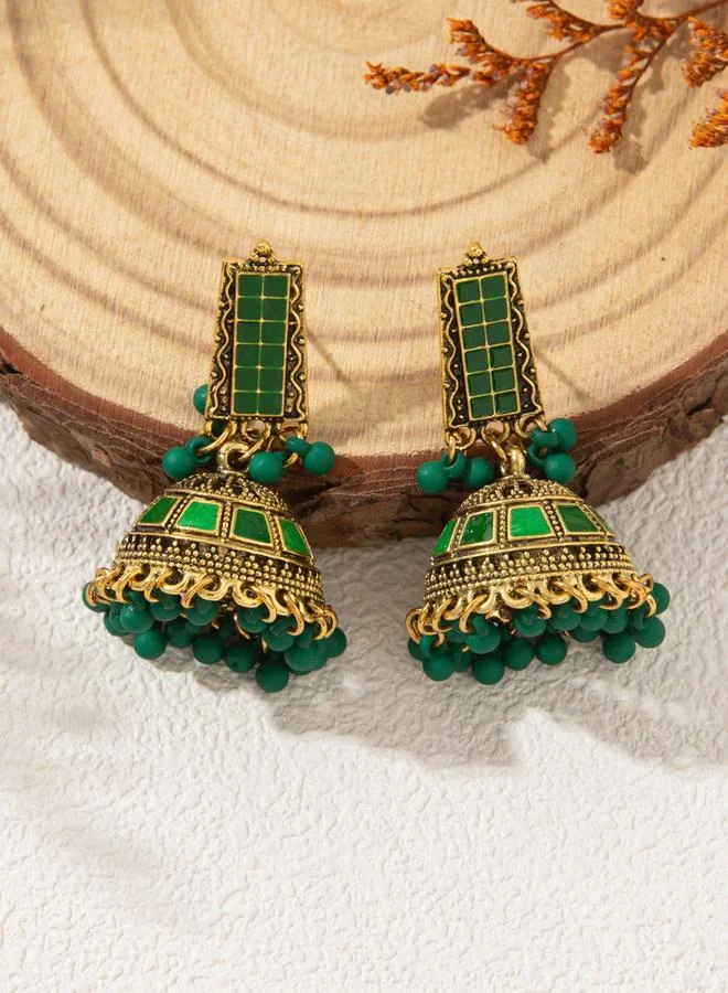 تايك تو أقراط جهوكا متدلية بشكل جرس مزينة بشراشيب