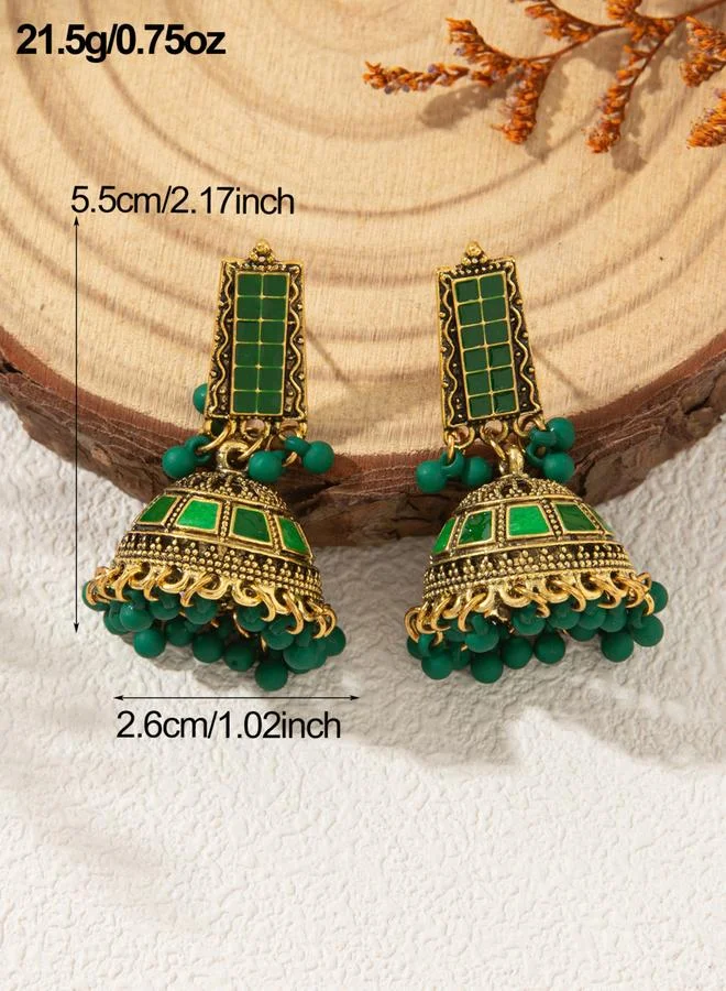 تايك تو أقراط جهوكا متدلية بشكل جرس مزينة بشراشيب