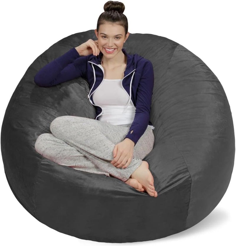 Comfynest Modern Bean Bag Chair - Gray - Image 1