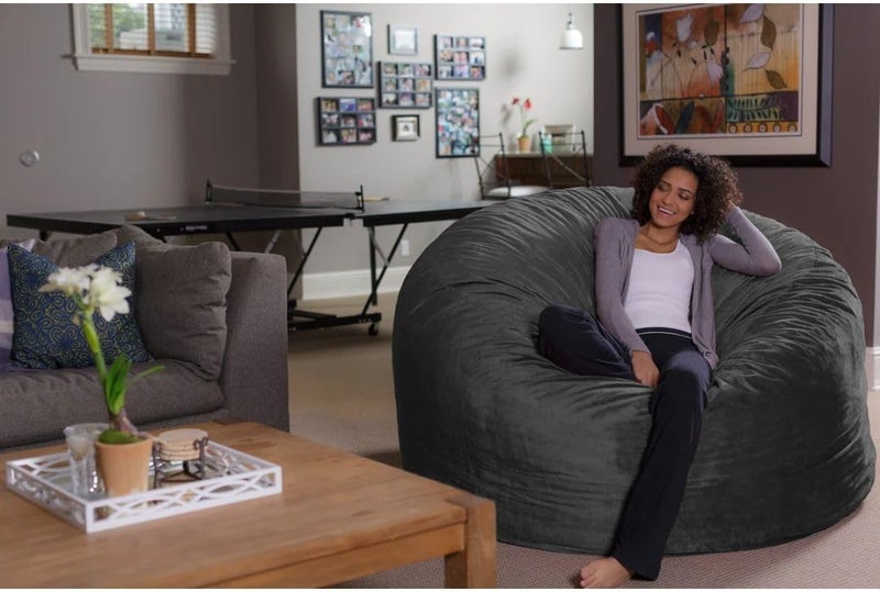 Comfynest Modern Bean Bag Chair - Gray - Image 2