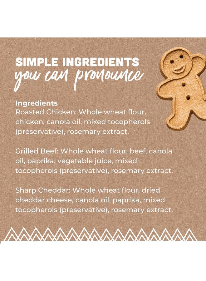 BUDDY BISCUITS 16 Oz. Box Of Crunchy Dog Treats Made With Assorted Flavors Of Roasted Chicken, Grilled Beef, And Sharp Cheddar - Image 3