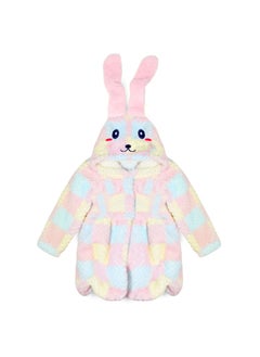 BabyShoora Baby jacket with a rabbit design and a hood with ears  - Image 3