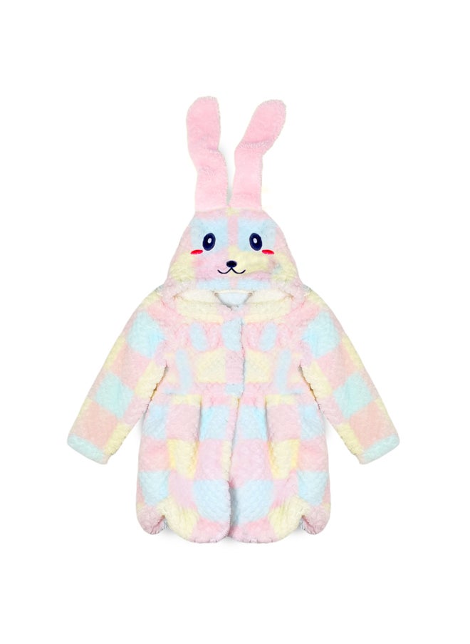BabyShoora Baby jacket with a rabbit design and a hood with ears  - Image 3
