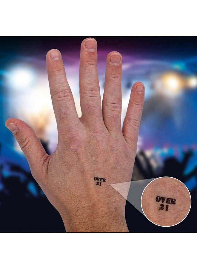 ExcelMark Over 21 Hand Stamp Black Ink  - Image 4