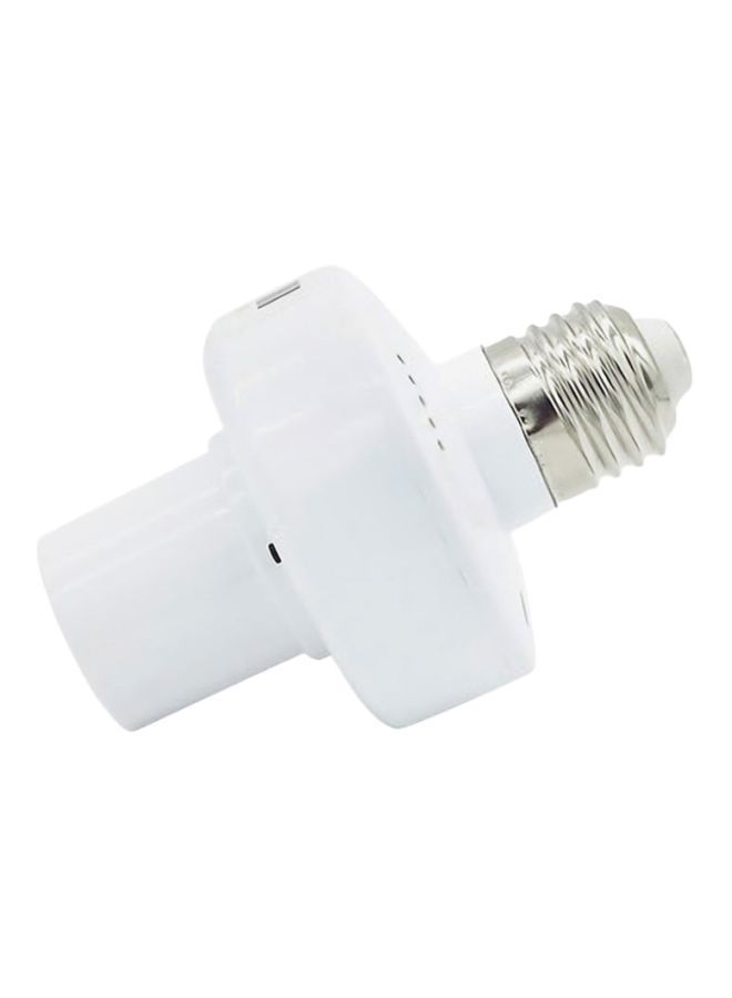 NIBEMINENT Wireless LED Bulb Holder White/Silver - Image 1