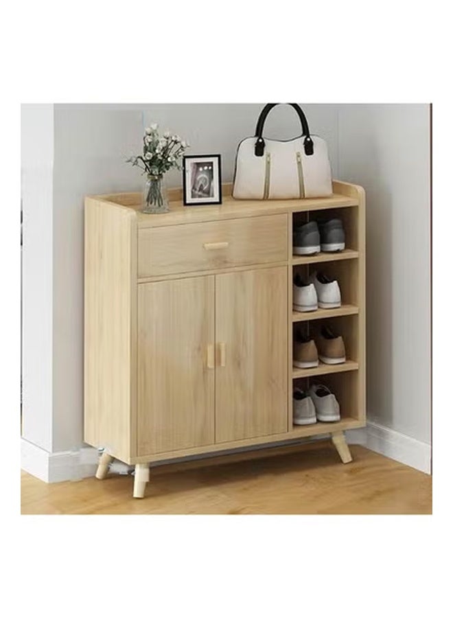keke Modern Wooden Shoe Cabinet with Drawer and Shelves – Multi-Functional Entryway Shoe Rack Organizer with Storage Compartment and Doors – Space Saving Shoe Storage Unit for Home, Hallway, or Living - Image 1