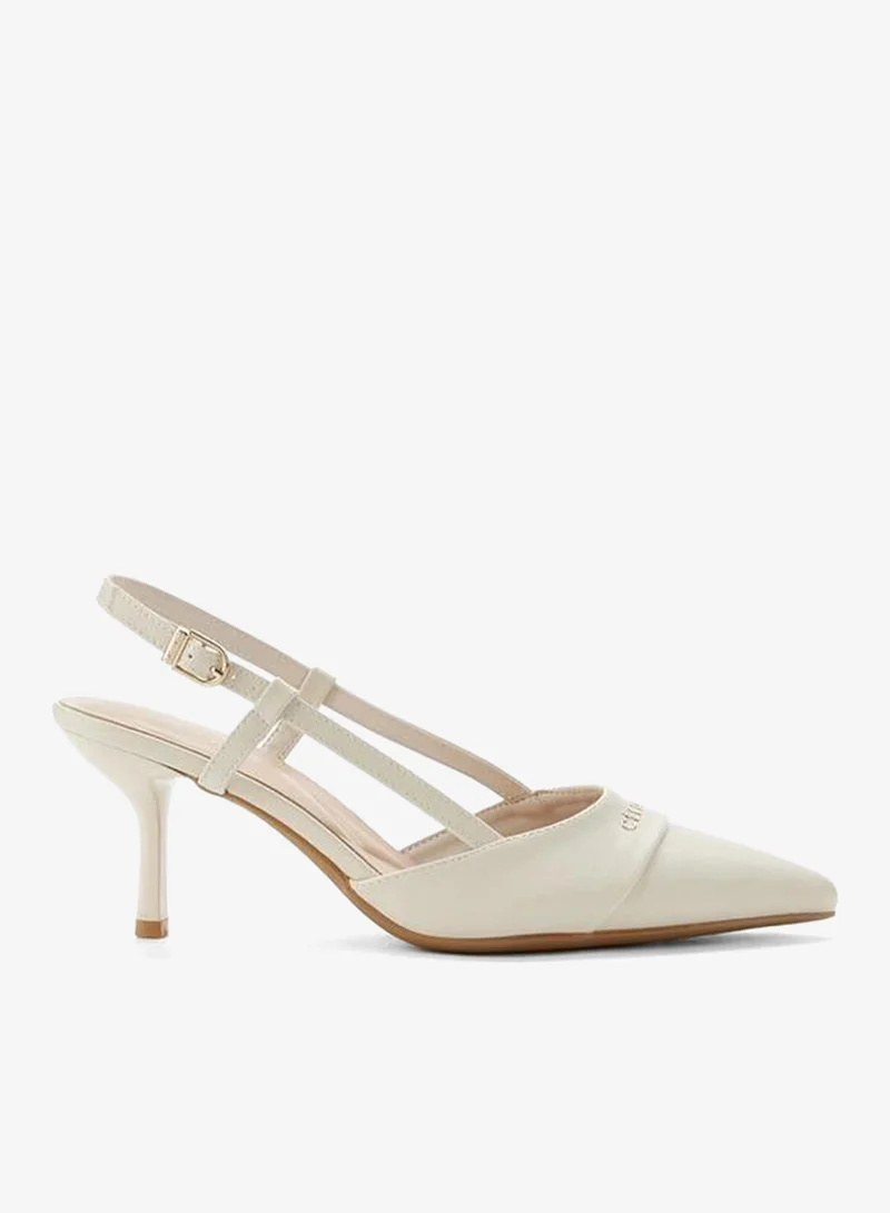 Celeste CREAM Women Stiletto Heel Pointed Toe Shoes for Women | Best Price UAE