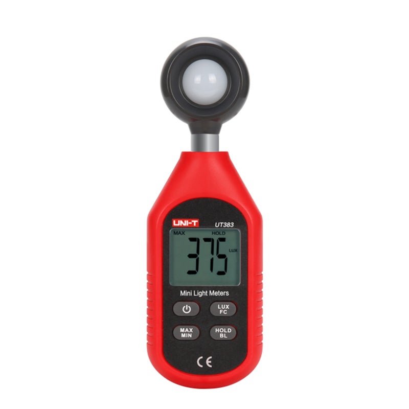 UNI-T UT383 Mini Light Meter Lumens Digital Luxometer Luminance 0~199,999Lux Environmental Test Equipment Handheld Illuminometer Photometer Light Lux Meter Brightness Measurement - Image 1