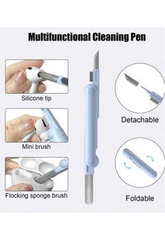 ELTRAZONE Cleaner Set 7-in-1, Cleaner Set Laptop Screen Keyboard Earbuds, Earphones For MacBook iPad, iPhone, iPod, Multi-Function Cleaning Pen Brush Tool For Pc MONITOR, Computer, (WITH FREE CLEANER LIQUIDE)  - Image 2