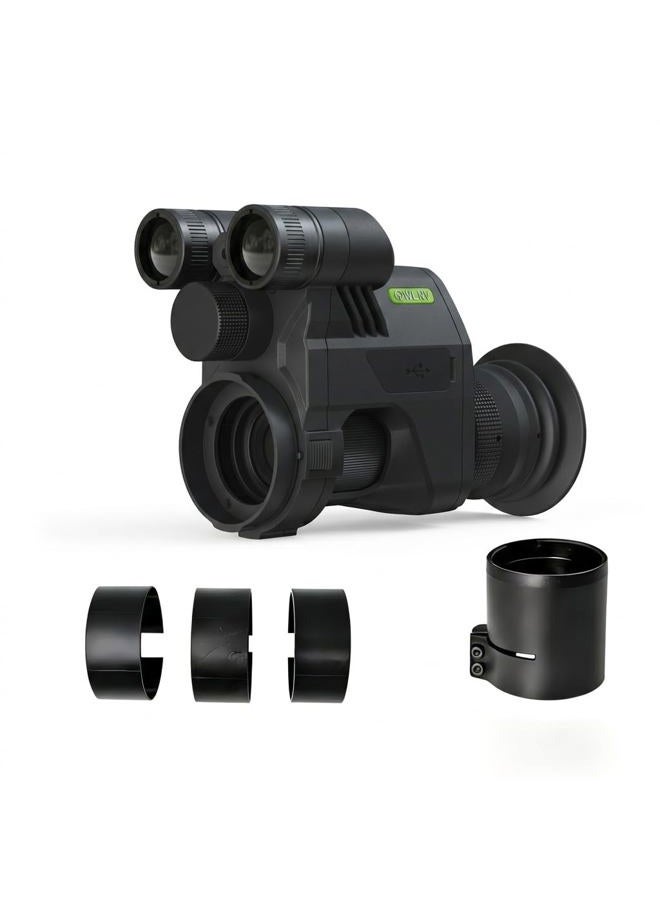 OWLNV Clip On Night Vision Scope – 1080P Digital Infrared Attachment for Rifle Scopes, 850nm & 940nm IR, 3X-10.5X Zoom, Tactical Hunting Optics, Long Range Night Vision Monocular - Image 1