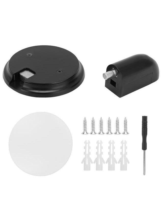 Thoraya Door Stoper Push Type Strong Magnetic Mechanical Windproof Suction Door Stop Silent Firm Door Stop CatchMatte Black  - Image 1