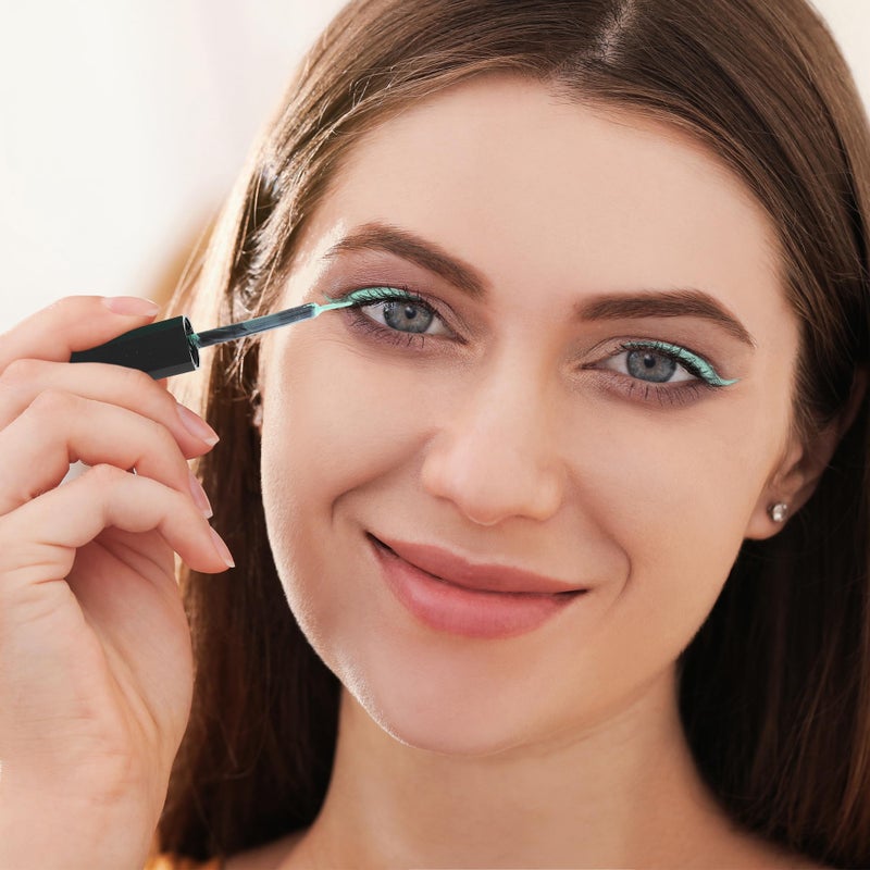 Profusion Cosmetics Bright Lights UV Neon & Pastel Eyeliner â€“ Smudge-Proof, Long-Wearing Eye Liner with Precise Retractable Tip, Waterproof & Budge-Proof Makeup for Brown Eyes (Mint) - Image 3