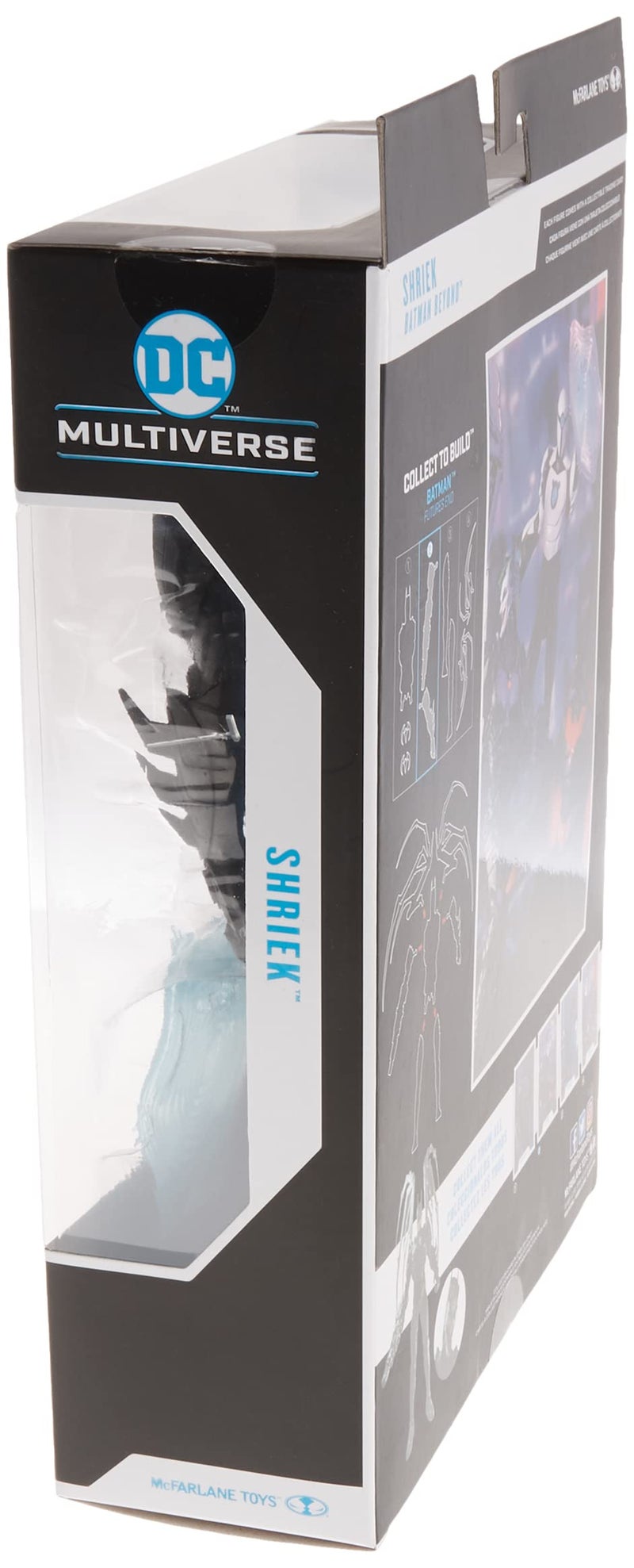 DC Comics McFarlane Toys, 7-Inch DC Batman Beyond Shriek Action Figure with 22 Moving Parts, Collectible DC Figure with Unique Collectible Character Card – Ages 12+ - Image 4