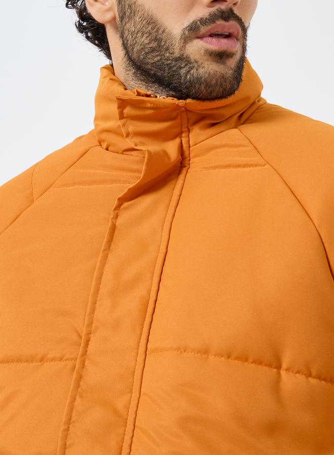 ستايلي جاكيت بافر بقصة مريحة - Image 4