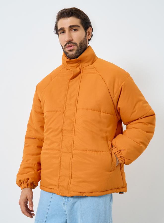 ستايلي جاكيت بافر بقصة مريحة - Image 3