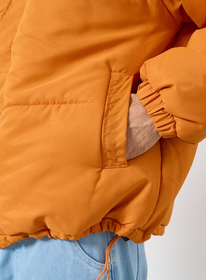 ستايلي جاكيت بافر بقصة مريحة - Image 5