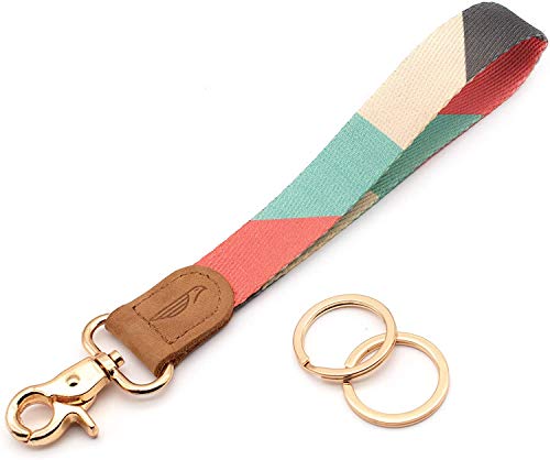 POCKT Lanyard for Keys Wristlet Strap Key Chain Holder for Men and Women - Cool Hand Wrist Lanyards for Keys and Wallets | Cross - Image 1