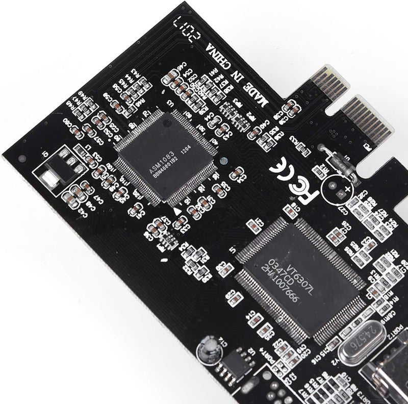 بطاقة تحكم PCI E PCI Express FireWire 1394a IEEE مع كابل FireWire، بطاقة تحكم 1394، قناة مزدوجة الاتجاه 2.5 جيجابت/ثانية مع كابل FireWire، بطاقة 1394 بطاقة تحكم FireWire PCI E Control - Image 2