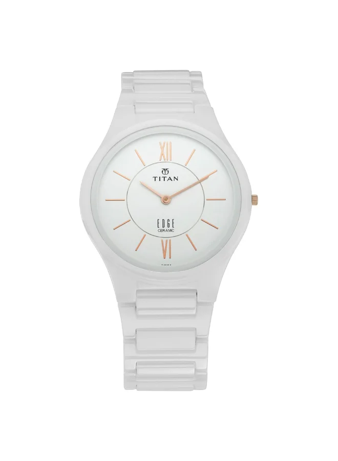 تيتان Men's Ceramic Analog Watch 1696QC04 - 40 mm
