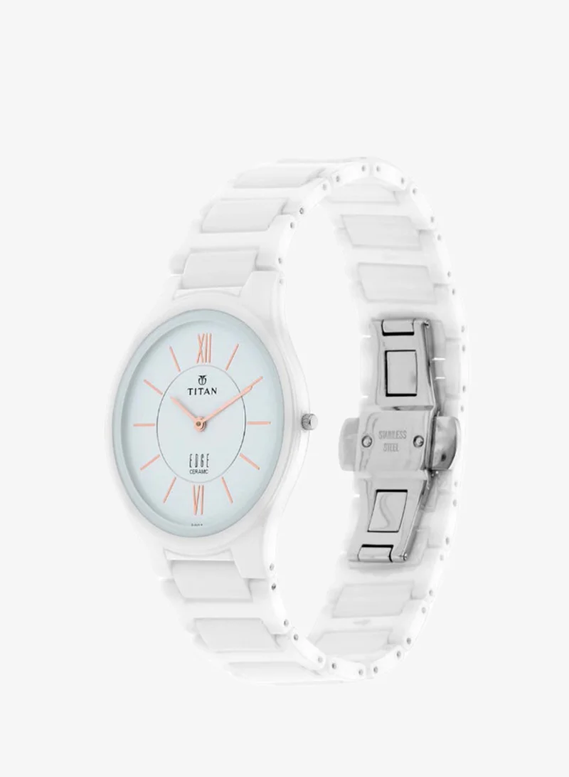 TITAN Men's Ceramic Analog Watch 1696QC04 - 40 mm