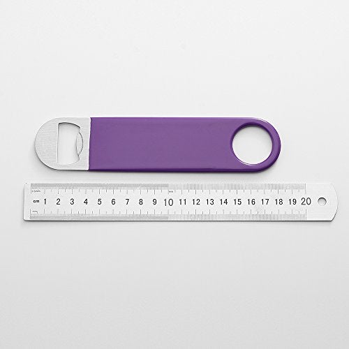 QLL 3 Pack 7" Heavy Duty Flat Bottle Opener, Pink - Image 2