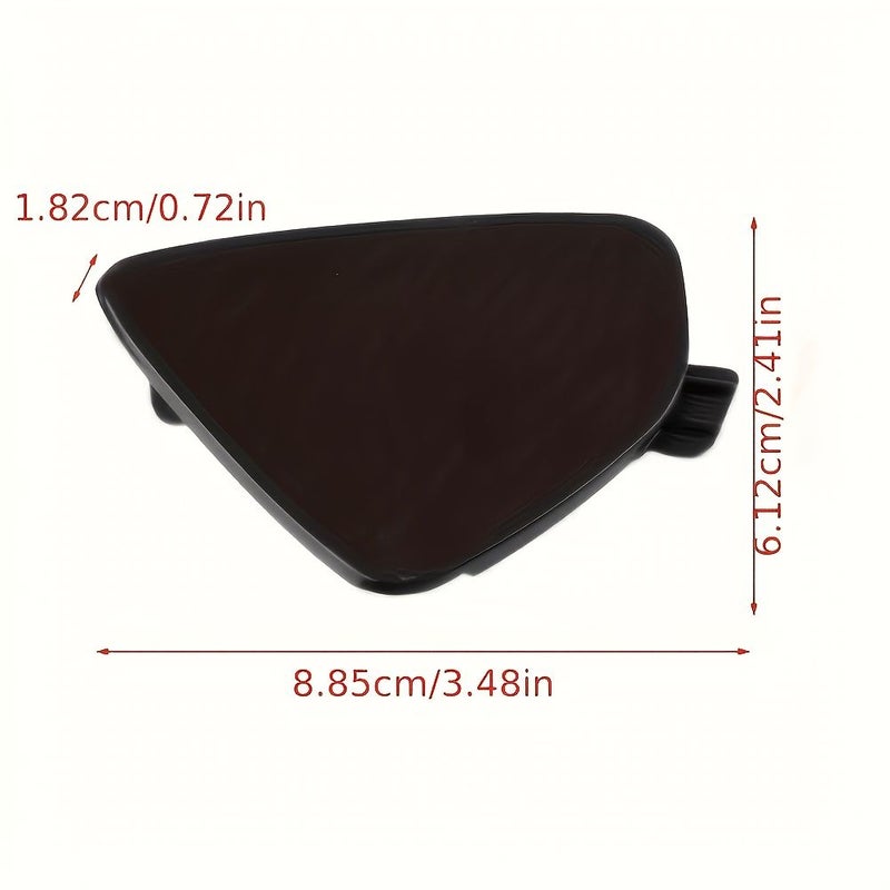 Black Front Bumper Tow Hook Cover For Volvo XC60 Towing Hitch Trim Cover Replacement - Image 2