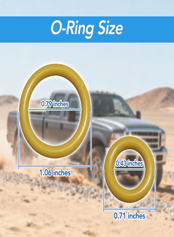 TycoonWon O-Ring Gaskets F4TZ-6N653-A F4TZ-6N653-B Replacement for 1994-2003 Ford 7.3L Powerstroke Diesel Turbo Pedestal and E-350 E-450 Econoline Vans F750F-250Super Duty - Image 3
