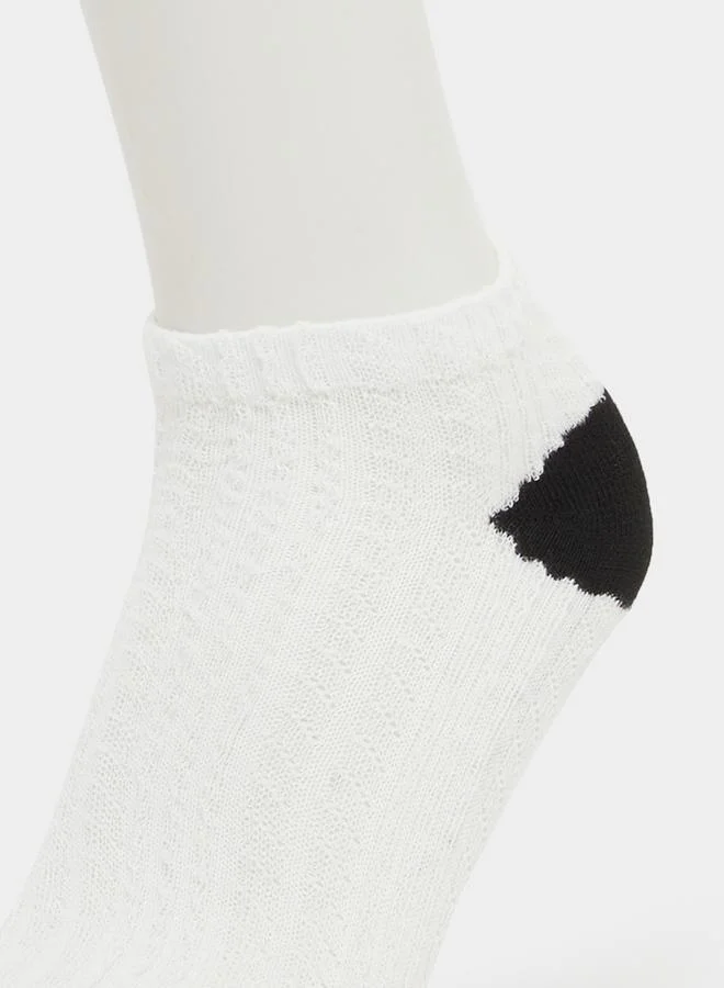 Styli Styli Set of 3 - Printed Ankle Socks