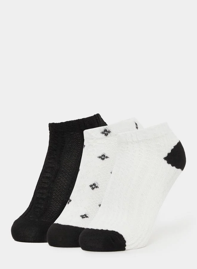 Styli Styli Set of 3 - Printed Ankle Socks