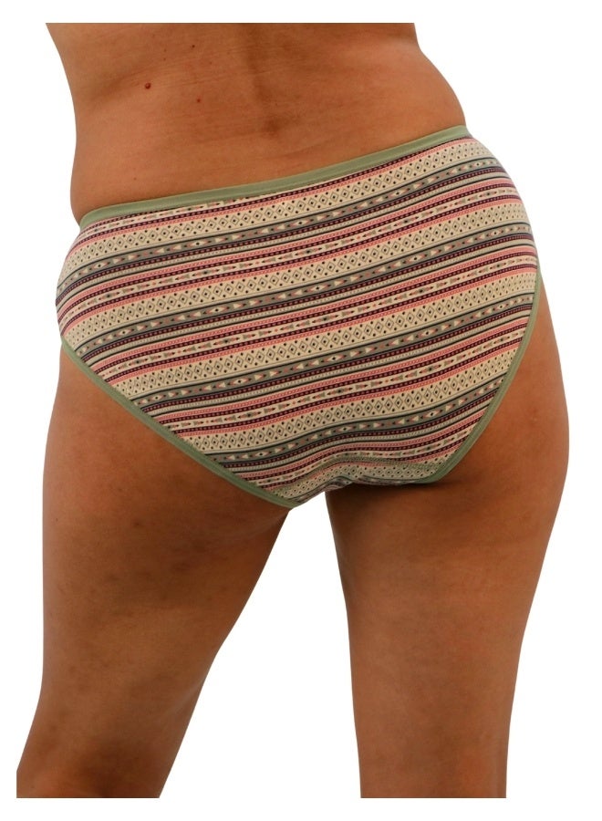 JOANNA JOANNA D115 Women's Multiple Design Mid Rise 6-Pack Panties, Multicolor  - Image 4