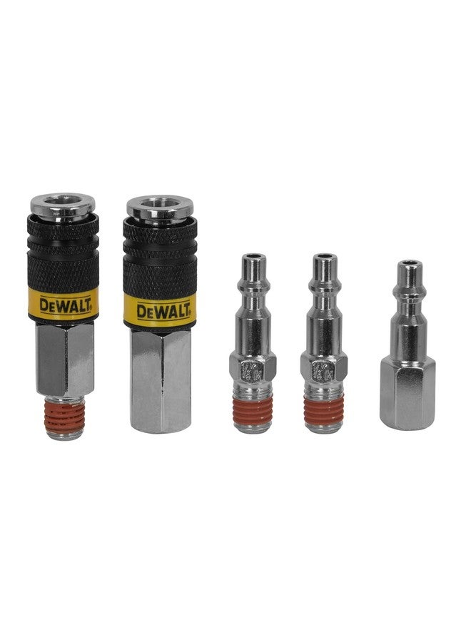 DEWALT 5pc 1/4" Industrial Coupler & Plug Kit