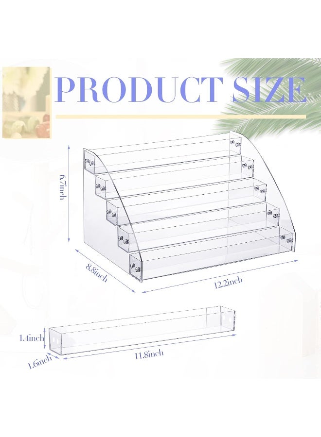 TPGP Acrylic Sunglasses Organizer Display Holder Nail Polish Organizer Clear Eyeglasses Glasses Eyewear Stand Tray Case (5 Layer) - Image 2