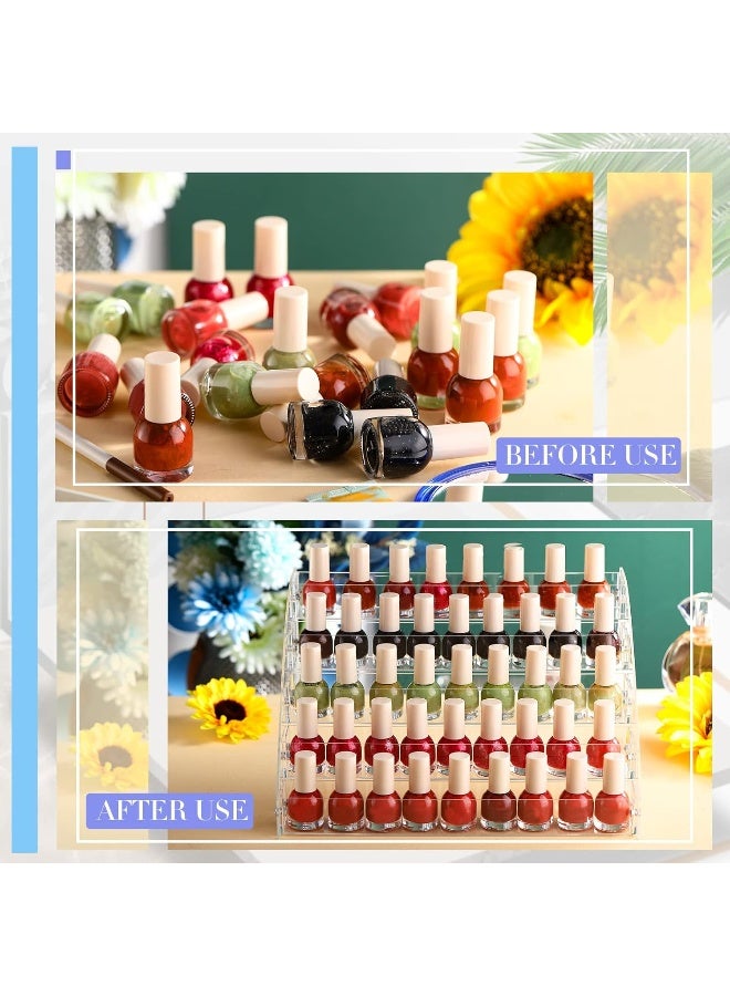 TPGP Acrylic Sunglasses Organizer Display Holder Nail Polish Organizer Clear Eyeglasses Glasses Eyewear Stand Tray Case (5 Layer) - Image 5