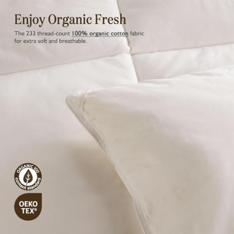 keyiAll-Season Bedspread from Bio-Based Down-Like Microfiber, 4-Seasons with 300gsm, Oeko-Tex and GRS Certified Bedspread - Image 5