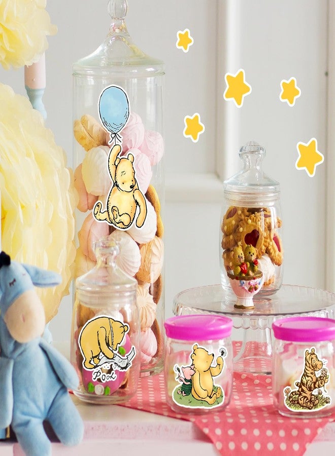ALodr Winnie Stickers, Winnie Character Stickers Pack, Winnie Birthday Decorations, Winnie Stickers Gifts for Boys Girls Laptop Phone Water Bottle Skateboard Luggage - Image 4