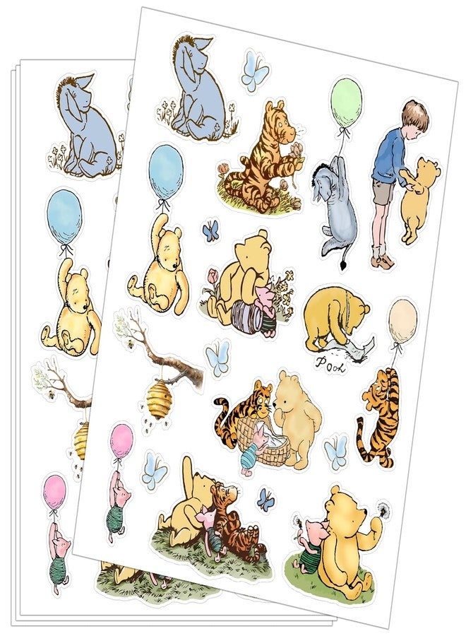 ALodr Winnie Stickers, Winnie Character Stickers Pack, Winnie Birthday Decorations, Winnie Stickers Gifts for Boys Girls Laptop Phone Water Bottle Skateboard Luggage - Image 1
