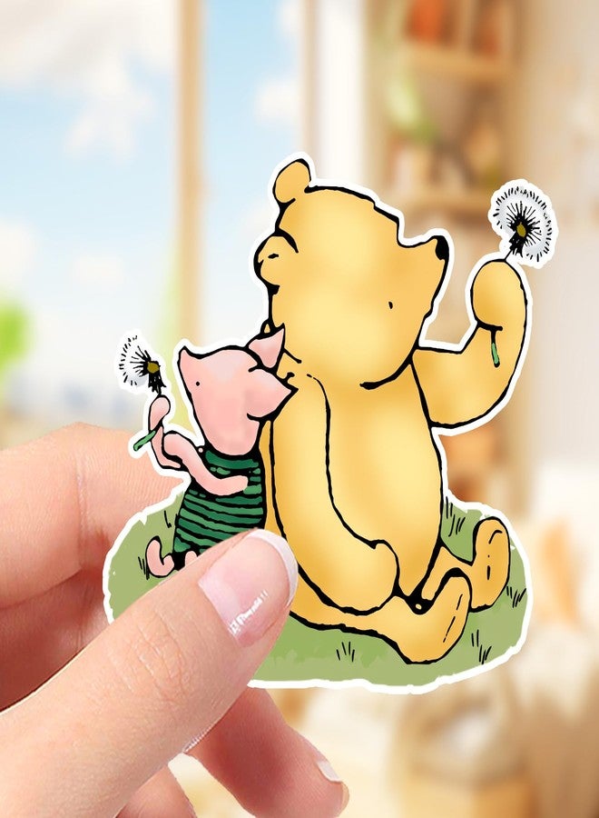 ALodr Winnie Stickers, Winnie Character Stickers Pack, Winnie Birthday Decorations, Winnie Stickers Gifts for Boys Girls Laptop Phone Water Bottle Skateboard Luggage - Image 3