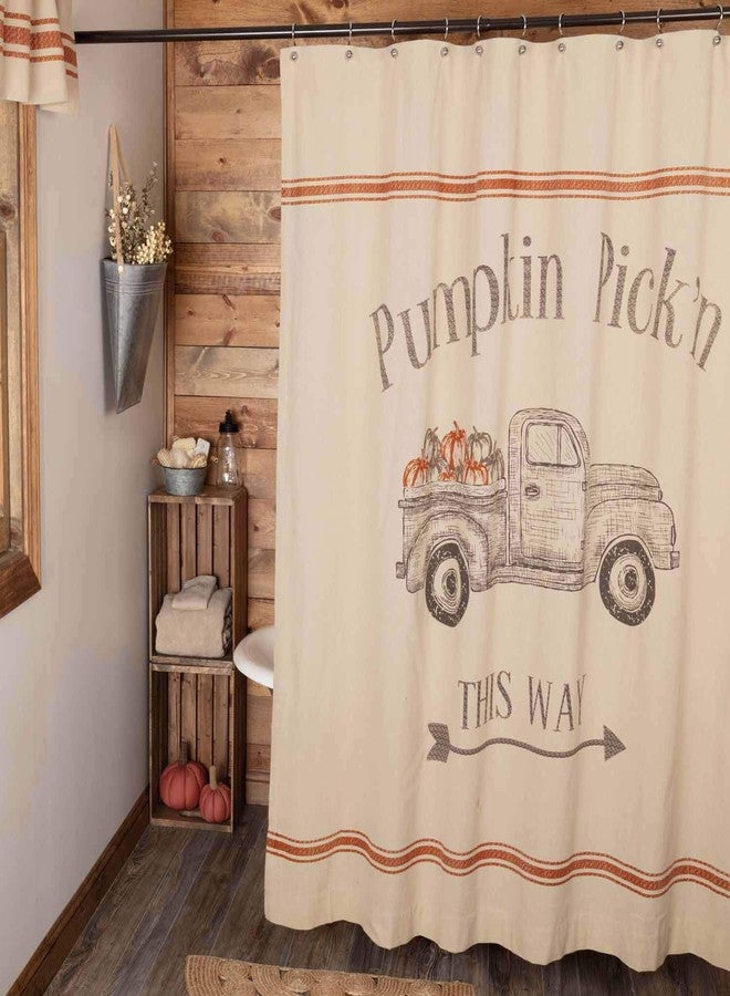 Piper Classics Harvest Market Shower Curtain, 72" x 72" - Image 1