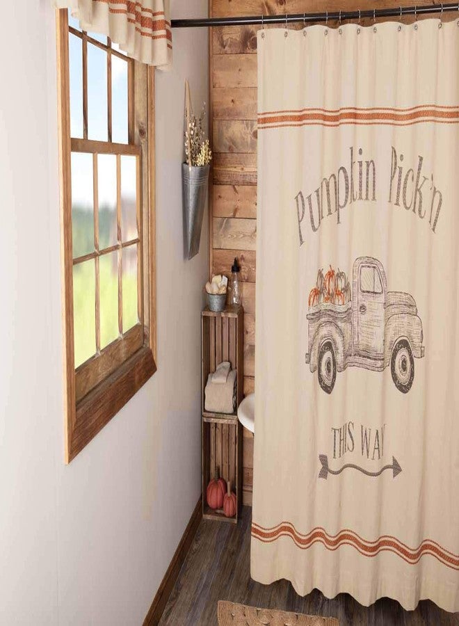 Piper Classics Harvest Market Shower Curtain, 72" x 72" - Image 3