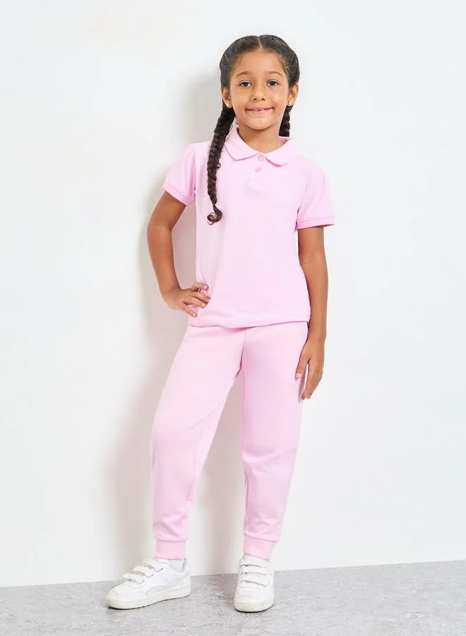 Styli Kids Unisex Cotton Joggers with Side Pocket