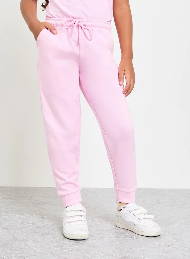 Styli Kids Unisex Cotton Joggers with Side Pocket