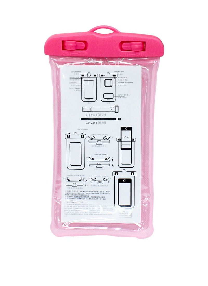 QUTOOB - Waterproof Phone Pouch with Lanyard, Dustproof Dry Bag, Floating Water Bag For Mobiles, Perfect For Swimming, Underwater Enjoyment, Beach, Pools, Keeps Your Mobile Safe and Floating - Image 1