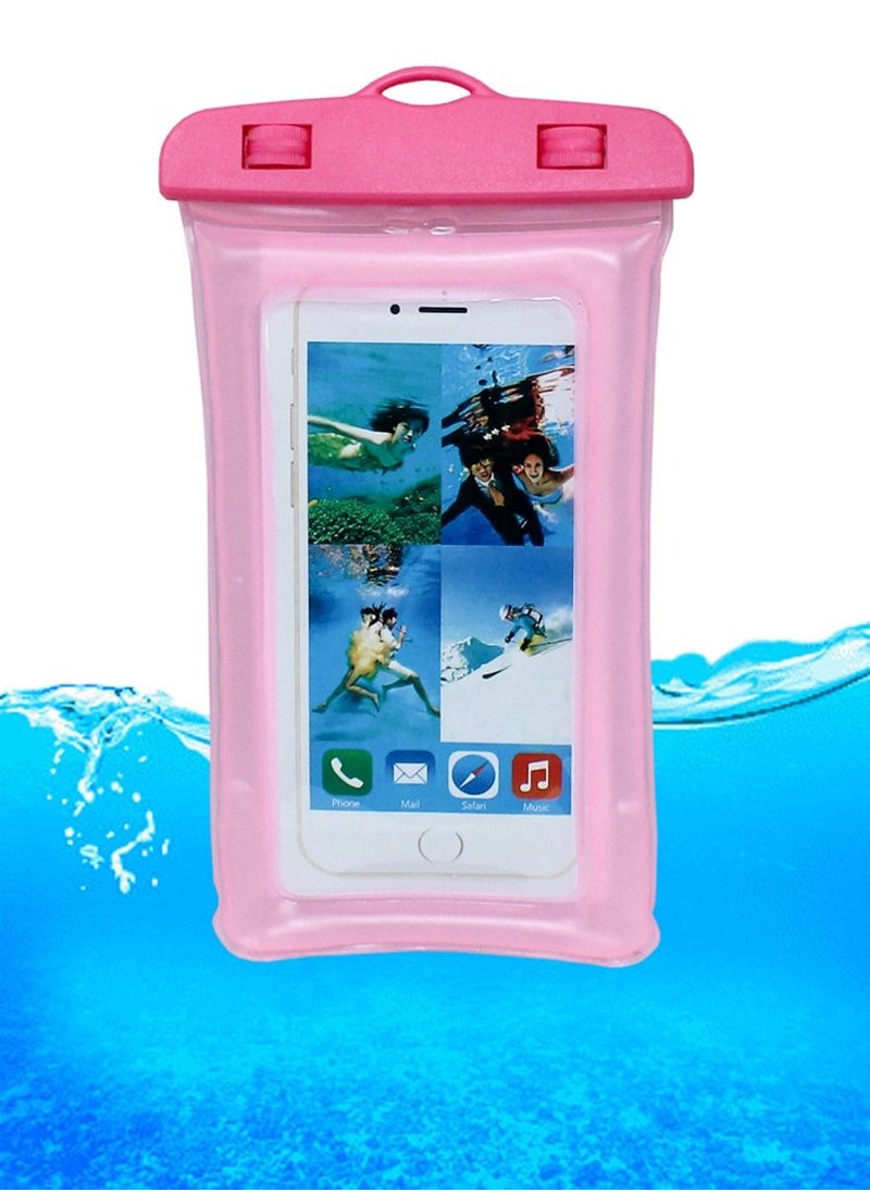 QUTOOB - Waterproof Phone Pouch with Lanyard, Dustproof Dry Bag, Floating Water Bag For Mobiles, Perfect For Swimming, Underwater Enjoyment, Beach, Pools, Keeps Your Mobile Safe and Floating - Image 1