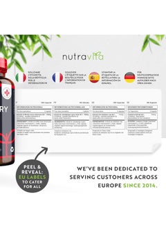 Nutravita Max Strength Cranberry 37500mg 180 Vegan Capsules Daily Supplement for Women 50 1 Pure Cranberry Extract Supplement Made in The UK by Nutravita  - Image 3