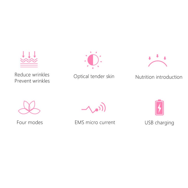 Neck Beauty Device Removal Double Chin Therapy Facial Lifting Vibration Neck Massager 40℃/45℃ Heat Vibration Anti Wrinkles Massager Skin Lifting Tightening Device 3 Color LED Photon Therapy Beauty Device Neck Care - Image 2
