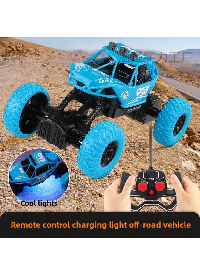 Generic Direct Large Children's Remote Control Car Electric Off-road High-speed Drift Racing Car Boy Climbing Car Toy Car-Color:Rechargeable Version Of Five-way Spray [red] Color Box  - Image 3