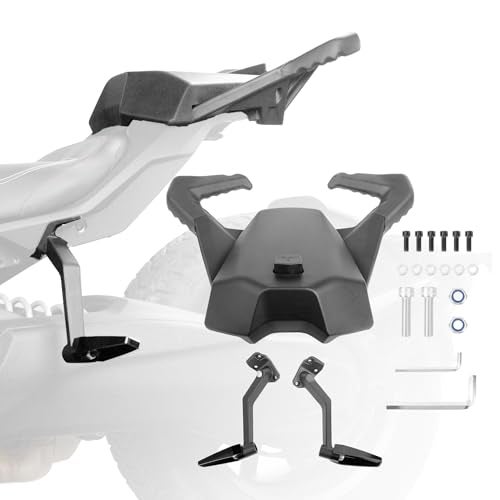 Hutexico Rear Passenger Seat with Foot Pegs Heavy Duty 2-Up Rear Seat and Foot Pedals for Can-Am Ryker 600 900 Sport Rally Edition All Models (MAX Mount 219400800 Required) - Image 1